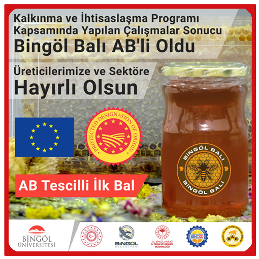 Bingöl Balı Resmen AB’li Oldu